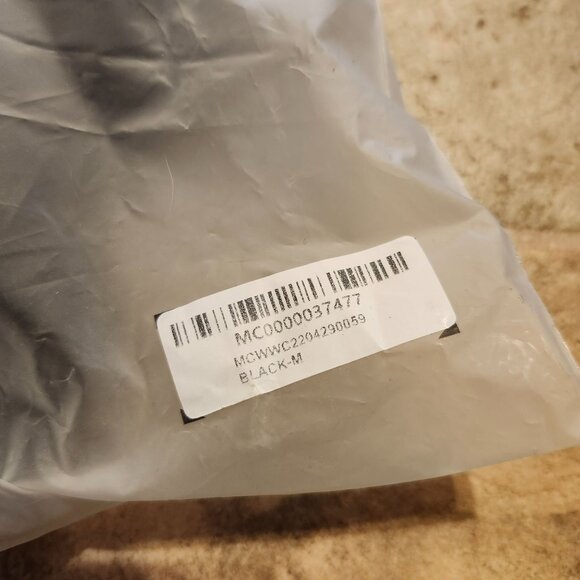 Micas Women's Size Medium Black Knit Skirt Set Cover Up 2 Piece Fringe Hem NWT - Picture 5 of 8